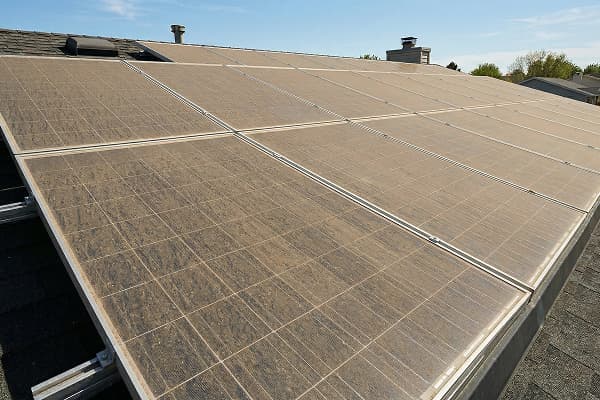 Before — Solar Panel Cleaning Result